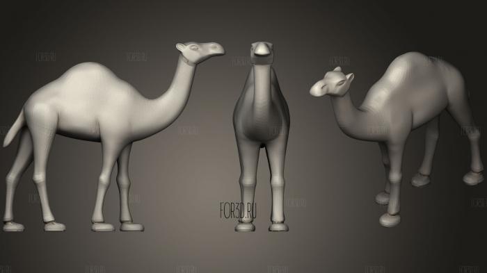 Camel 3d stl модель для ЧПУ